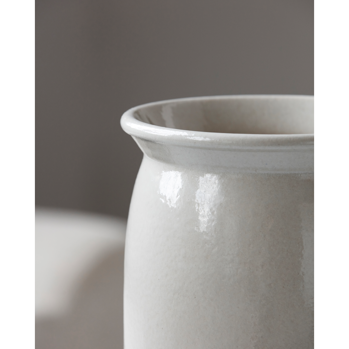 Ceramic pot, Shellish Gray