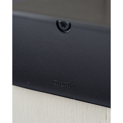 Wall mounting, brushed black finish