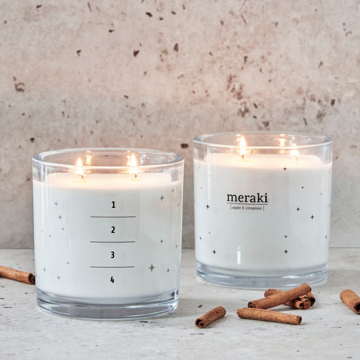 Scented candles, Advent, Anjou Pear