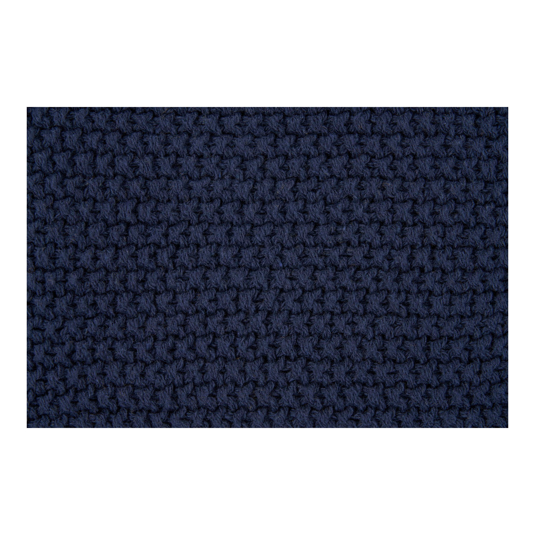 Santos Plaid - Plaid, Recycled Cotton, Dark Blue 130x170 cm