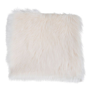 Lambskin cushion imitated - lambskin cushion imitated, nature, 40x40 cm