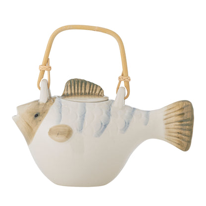 Creative Collection Wrenna Teapot, Gray, Stoneware