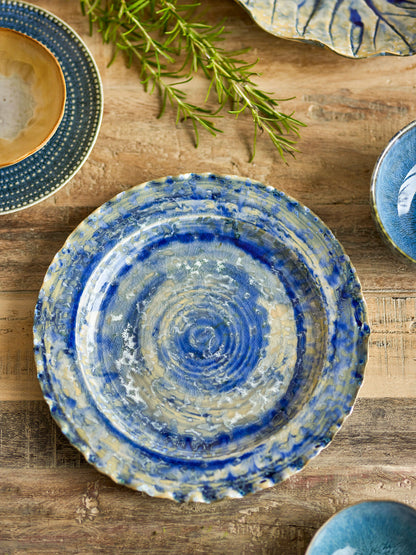 Creative Collection Rowan Serving Food, Blue, Stoneware