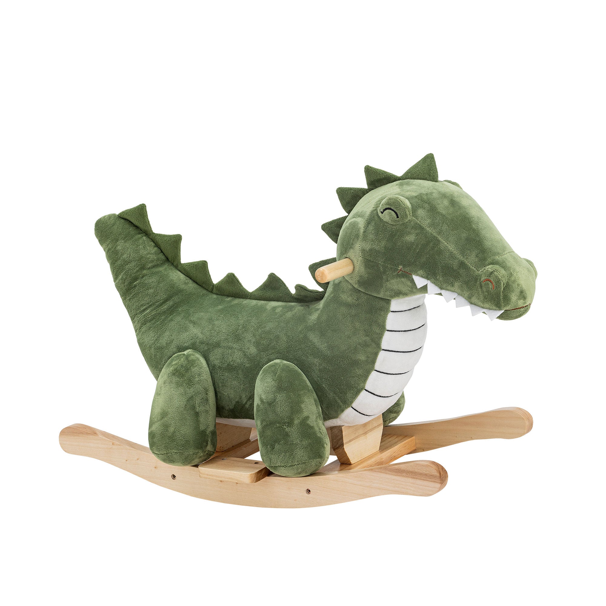 Bloomingville Mini Arnie Rocking Toy, Crocodile, Green, Polyester