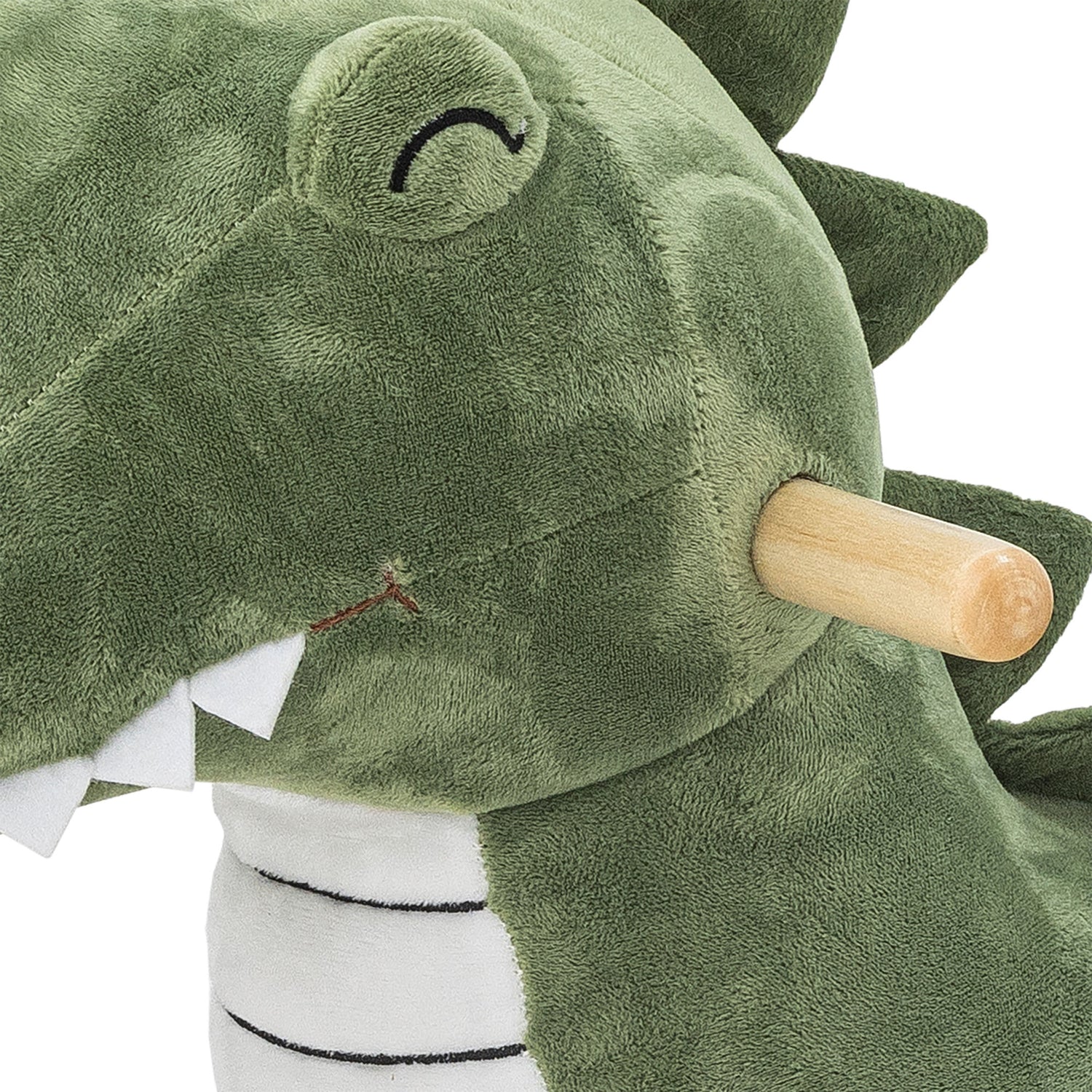 Bloomingville Mini Arnie Rocking Toy, Crocodile, Green, Polyester