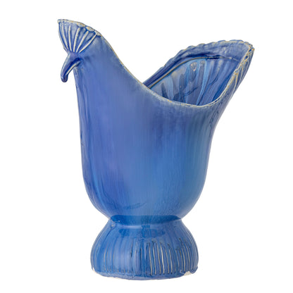 Creative Collection Wylie Vase, Blue, Stoneware