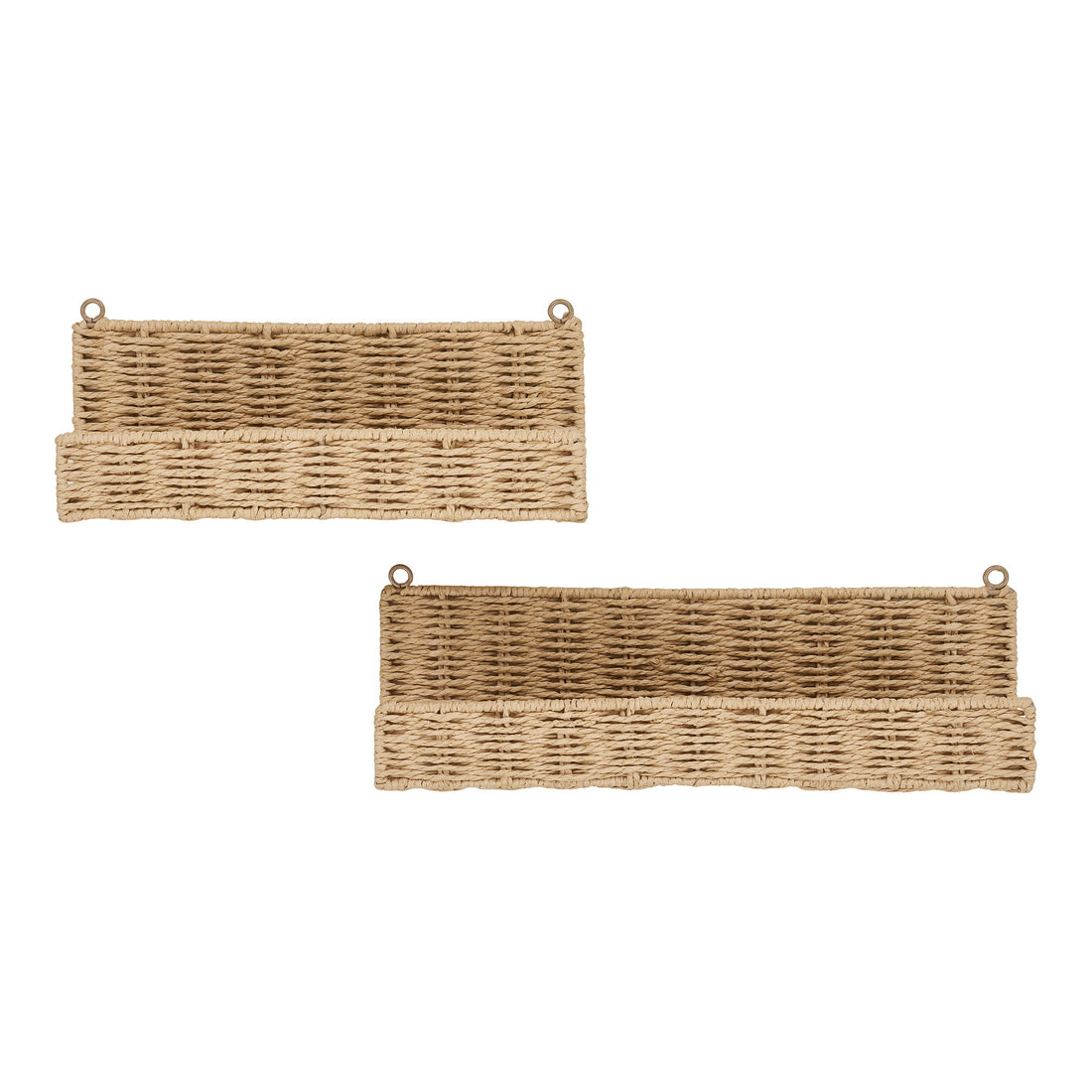 Treviso wall shelves - wall shelves, paper, nature, set of 2