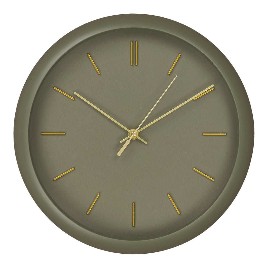 Rossano wall clock - wall clock, green, silent Ø30 cm