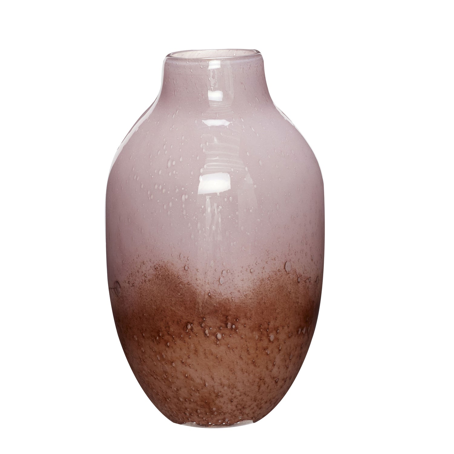 Hübsch posy vase reddish -brown/pink