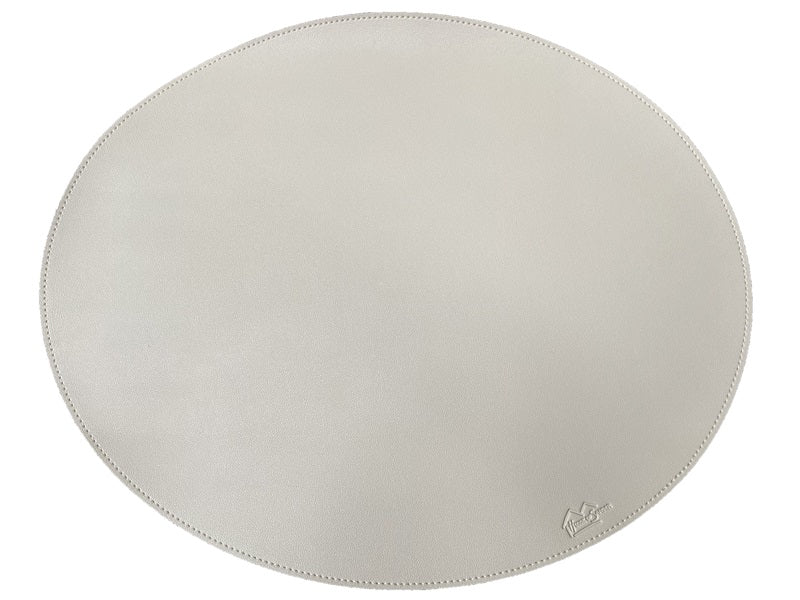 Oval cover napkin // Cream PU - SOFT