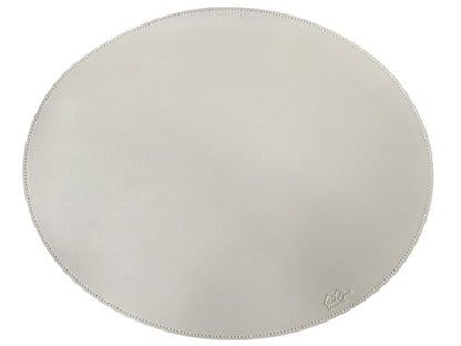 Oval cover napkin // Cream PU - SOFT