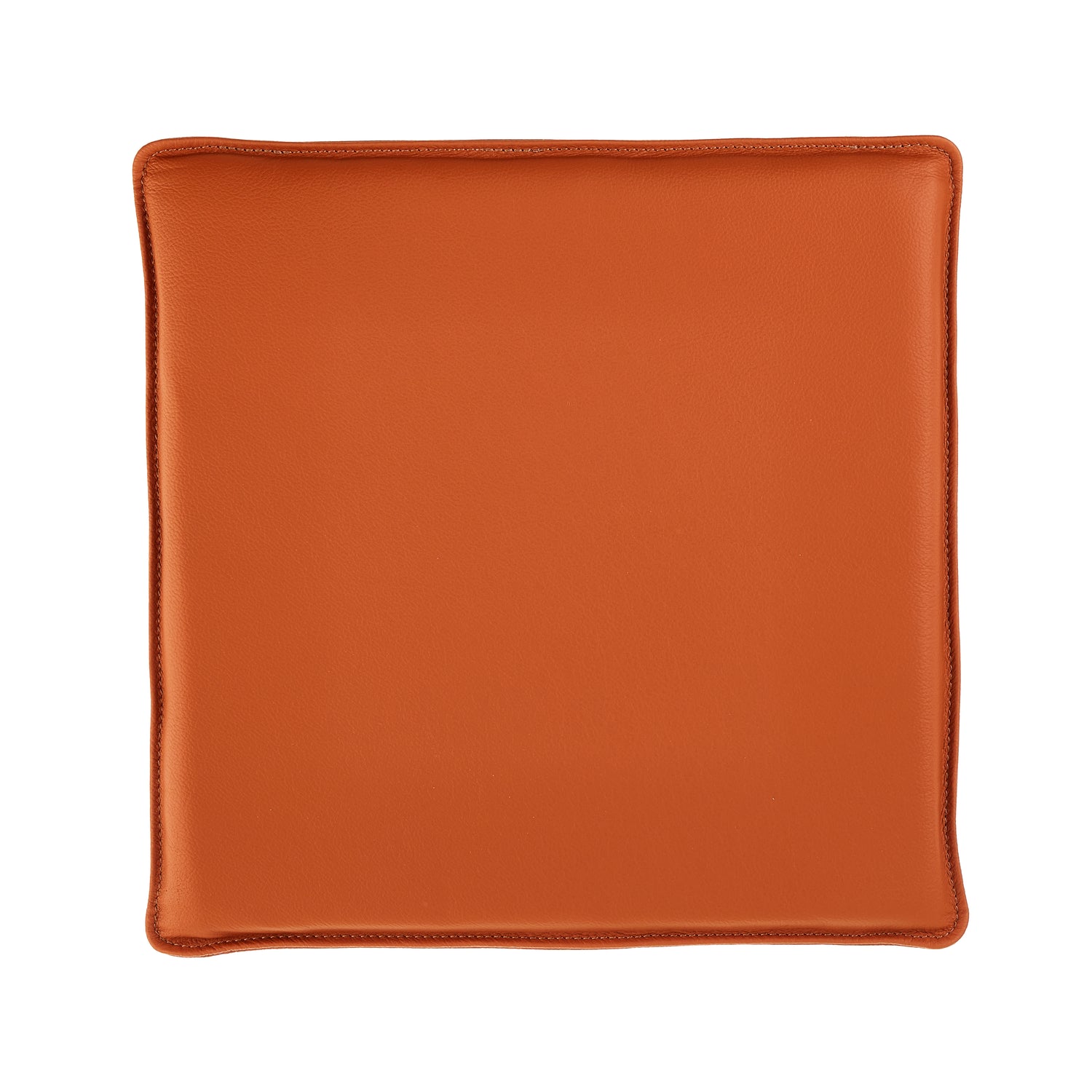 Universal cushion 40x40 cm in cognac leather