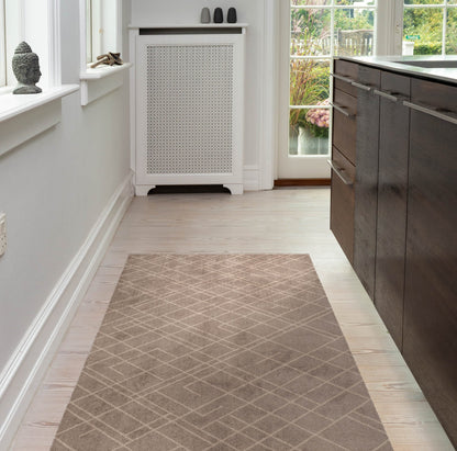 Floor mat 90 x 130 cm - lines/sand