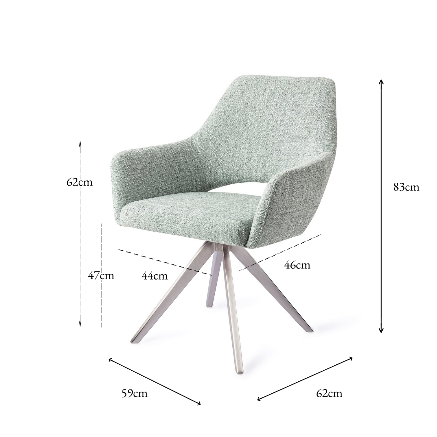 Yanai Dining Chair Soft Sage