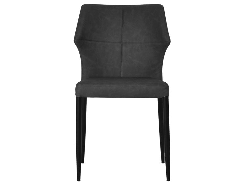 Runa Dining Table Chair, Anthracite Gray