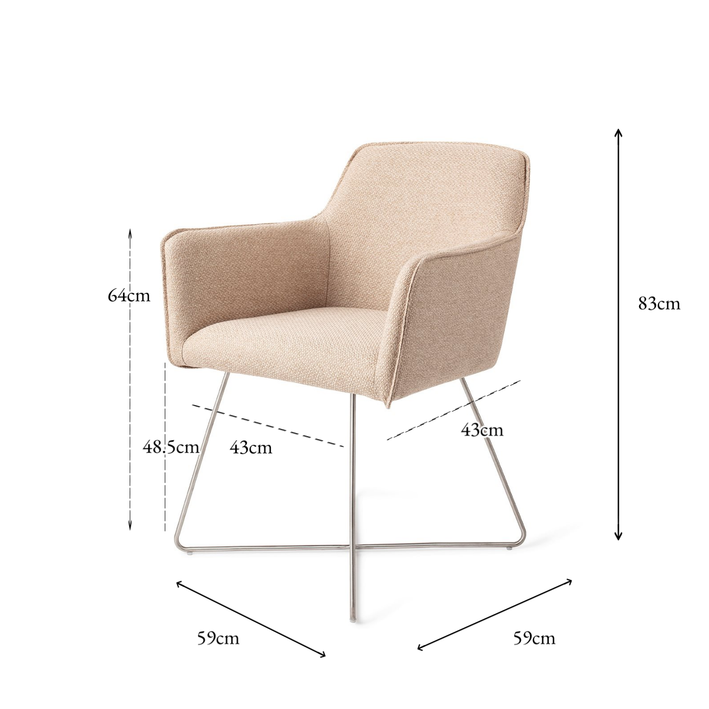 Hofu Dining Chair Wild Walnut