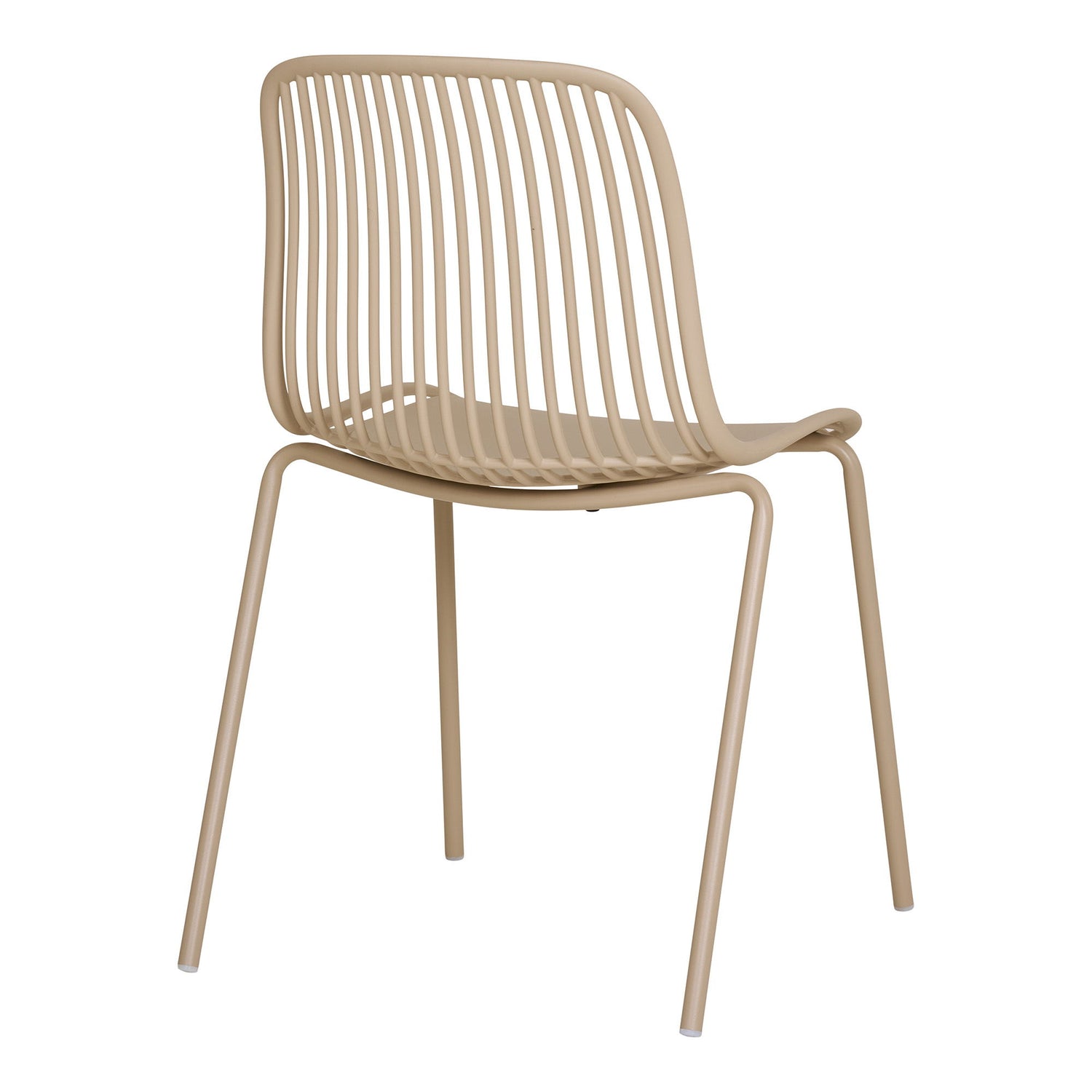 Garden chair, polypropylene, stackable, sand