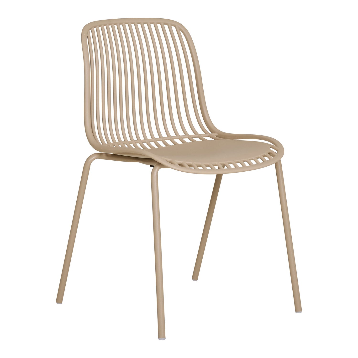 Garden chair, polypropylene, stackable, sand