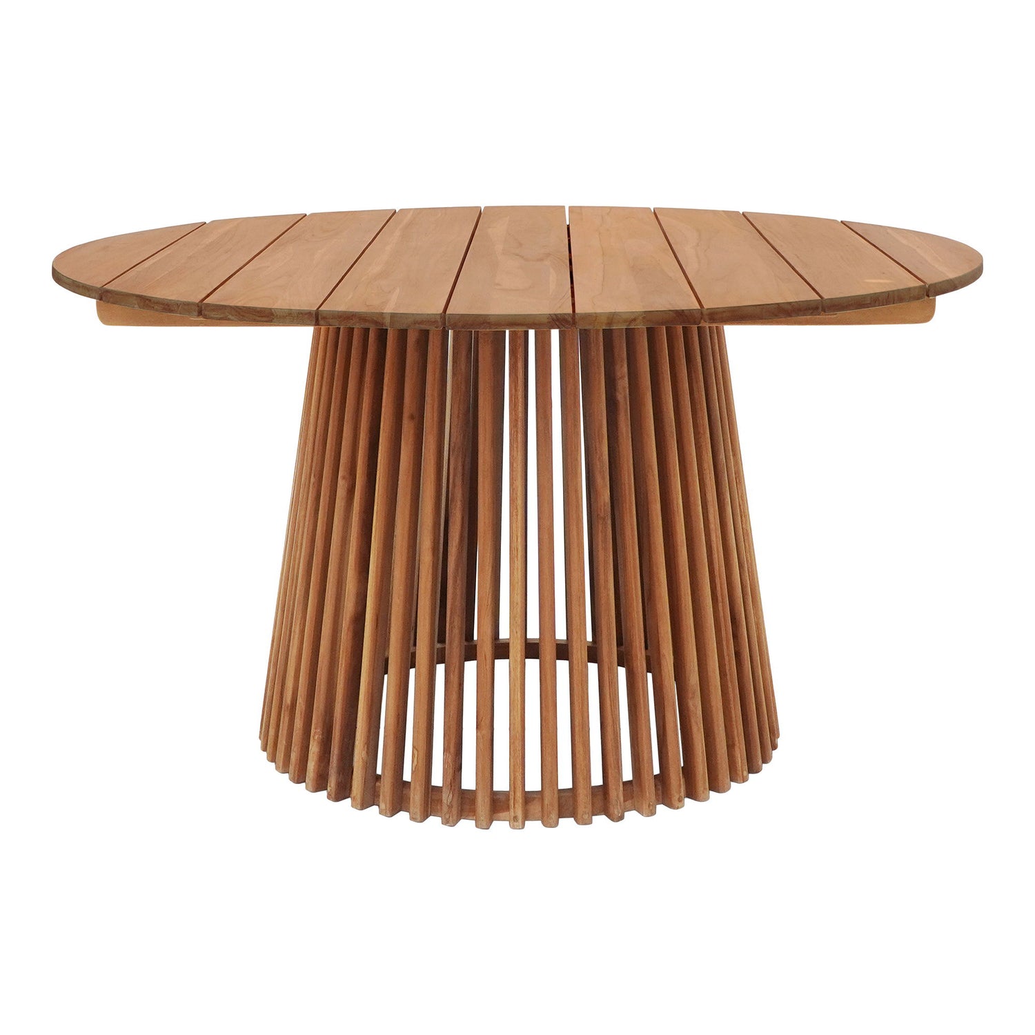 Dining table, teak, nature&lt;br&gt;Ø120X75 cm