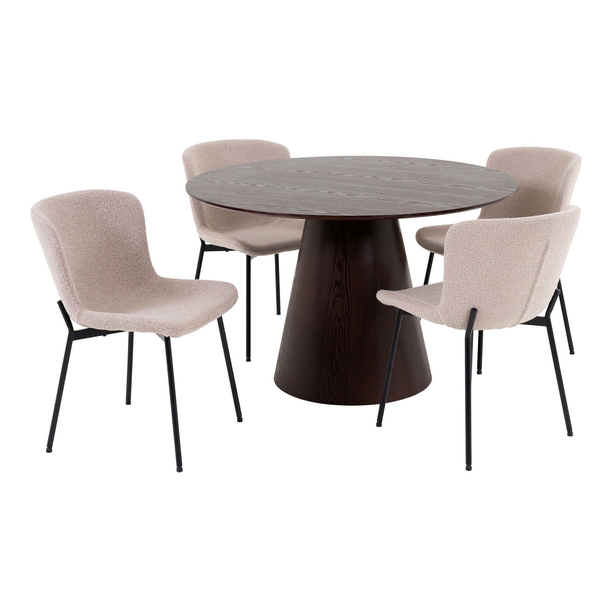 Dining table and 4 dining table chairs