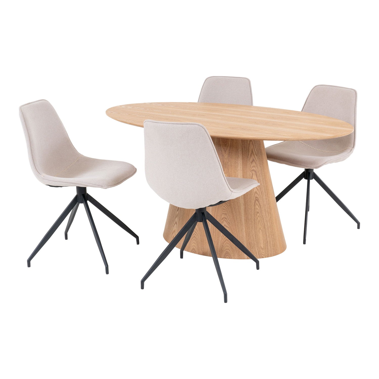 Dining table and 4 dining table chairs