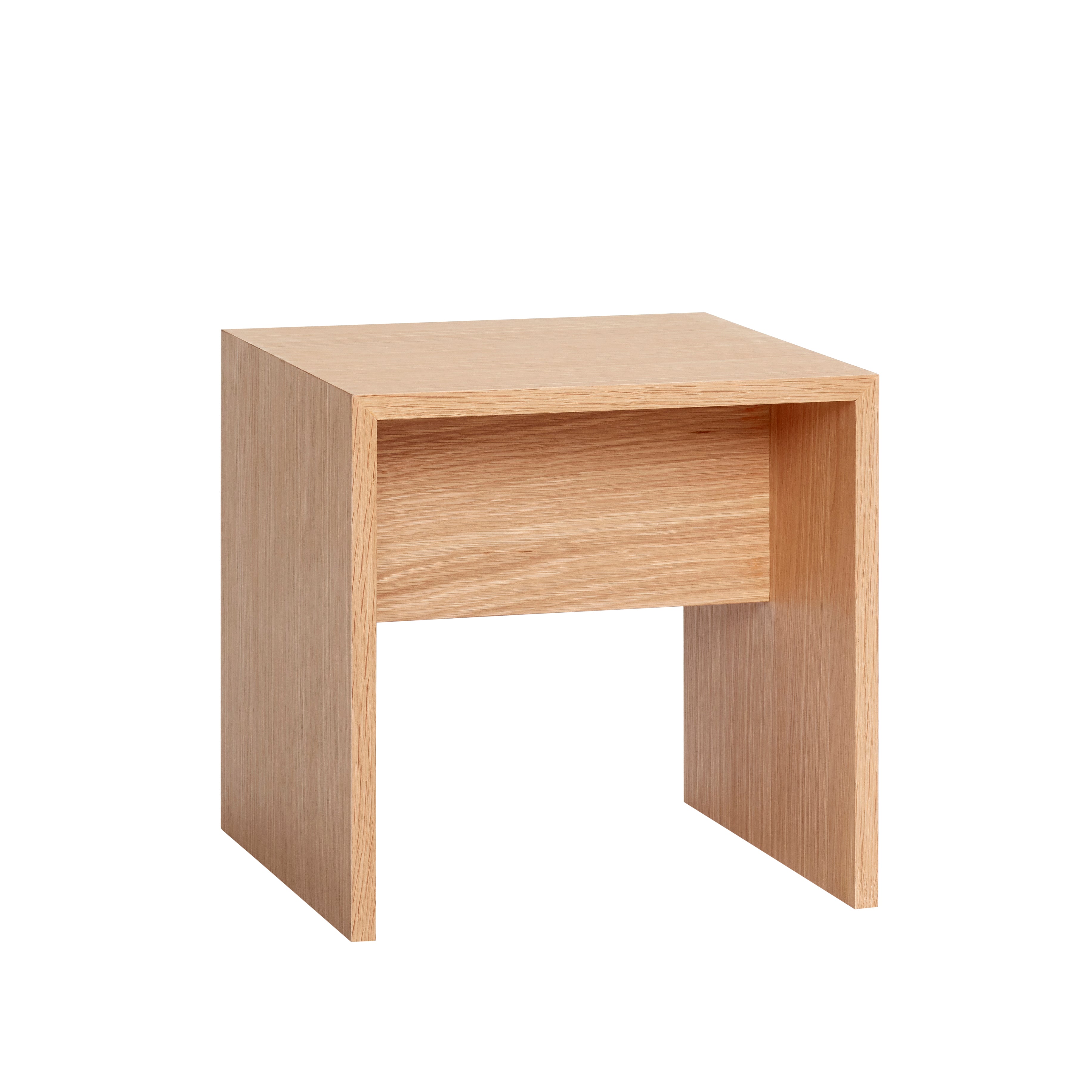 Hübsch - table, oak, FSC, nature - 40x40xh40cm