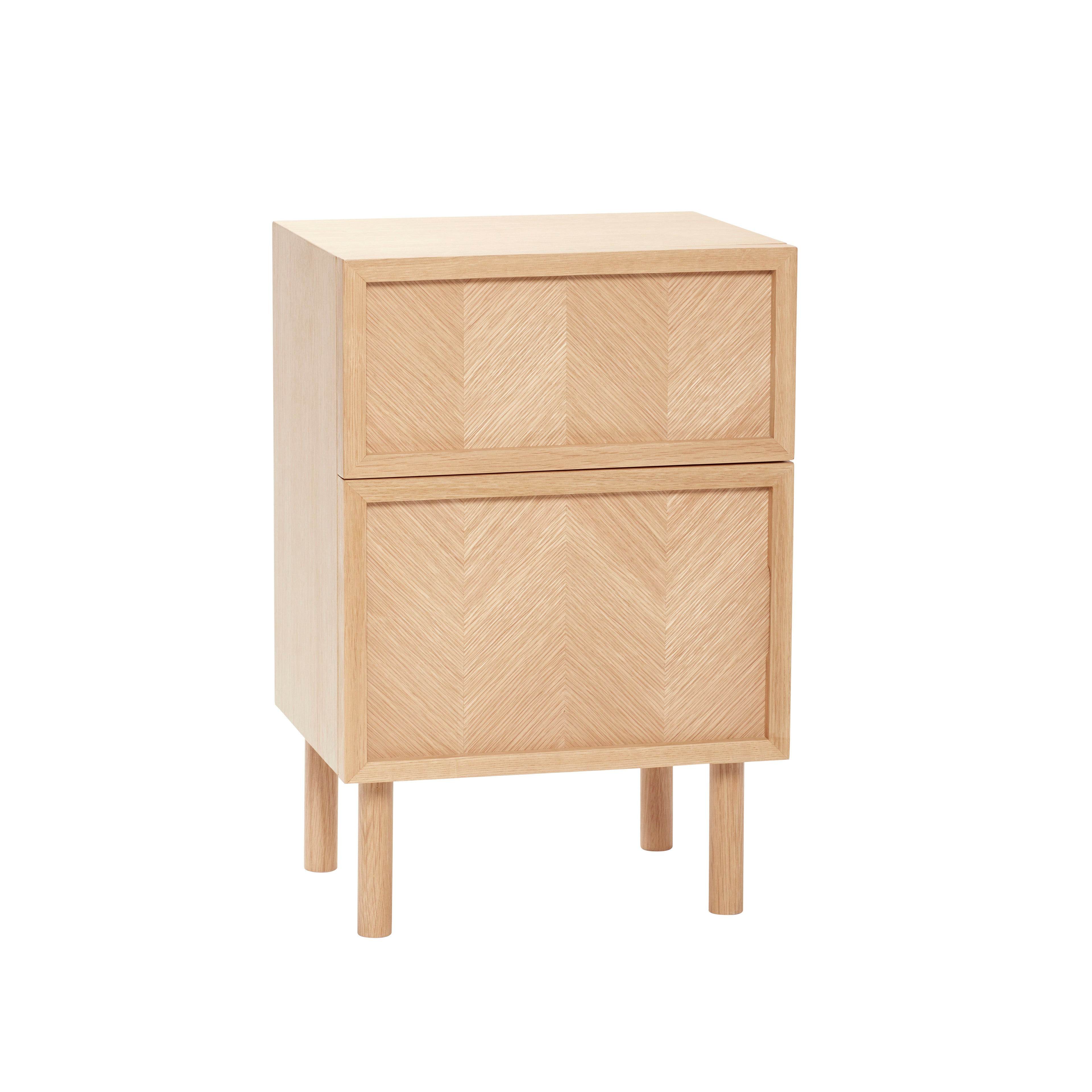 Hübsch - dresser w/drawer, oak, fsc, nature - 40x30xh60cm