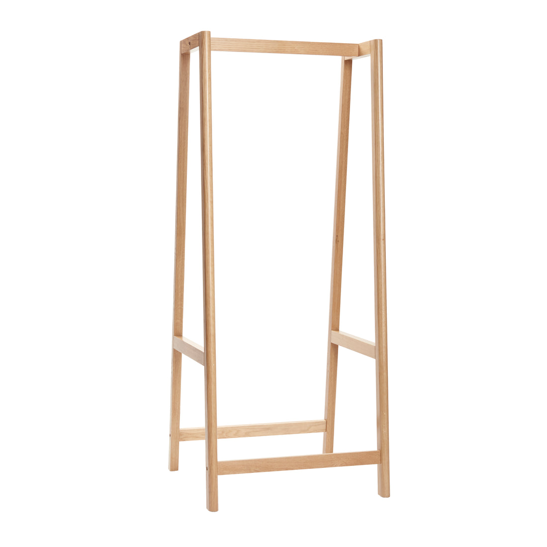 Hübsch - clothing rack, oak, fsc, nature - 70x66xh170cm