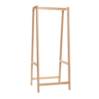 Hübsch - clothing rack, oak, fsc, nature - 70x66xh170cm