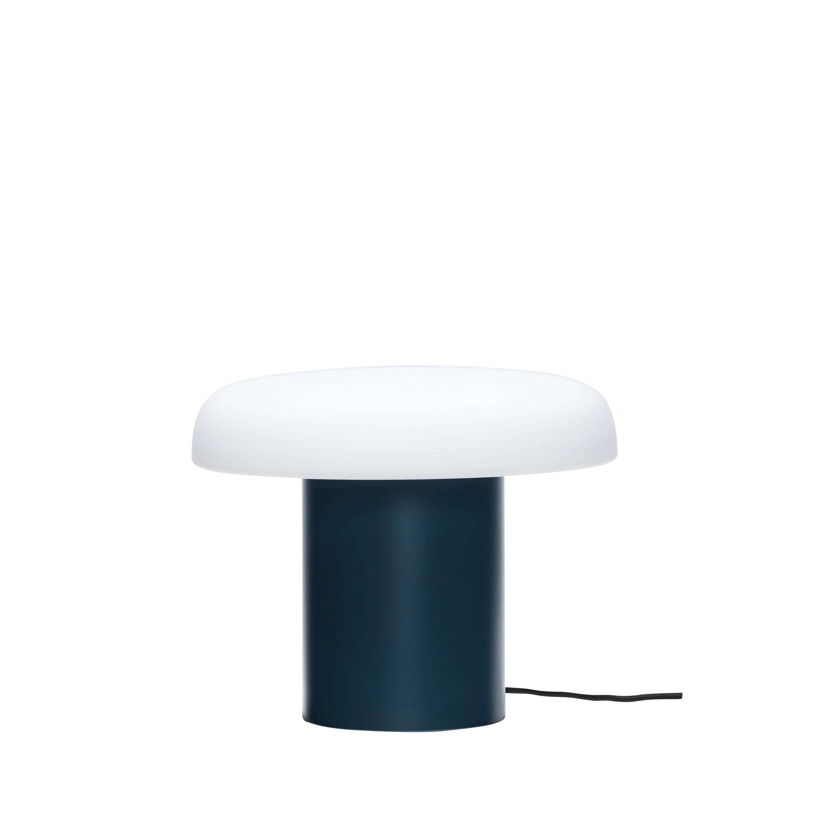 Ateliers table lamp dark blue/white - Ø25XH20CM, E27,