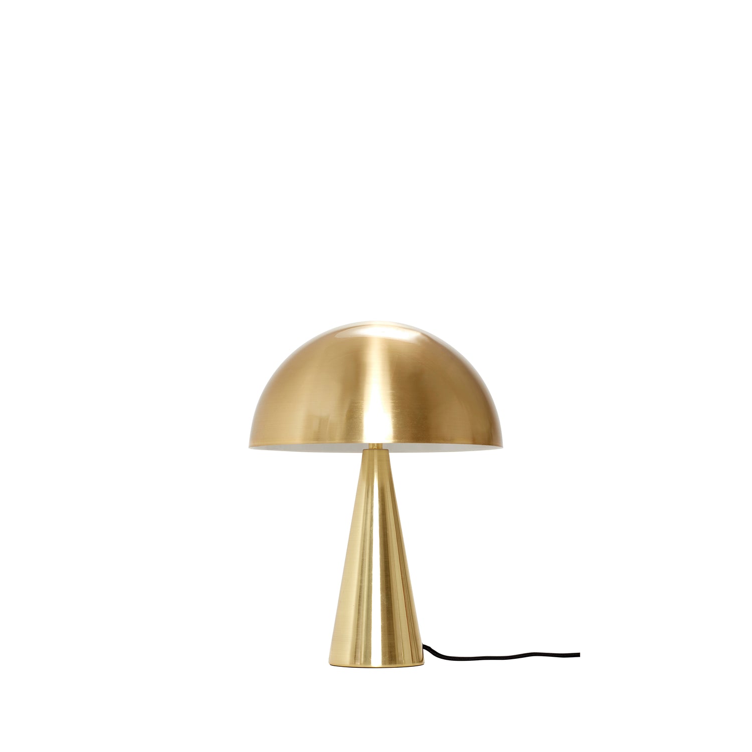 Hübsch mush table lamp mini brass color