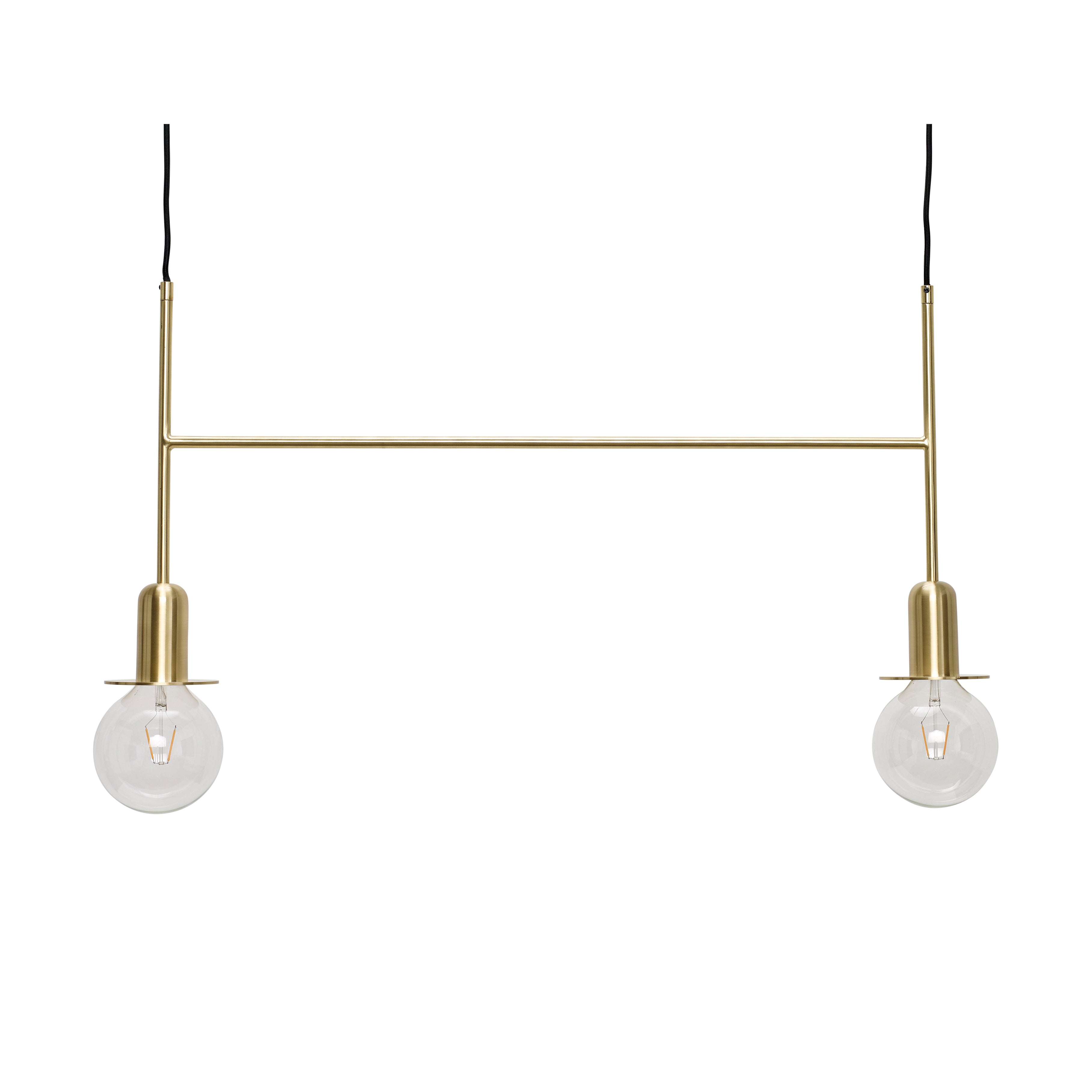 Hübsch Twice Ceiling lamp brass color