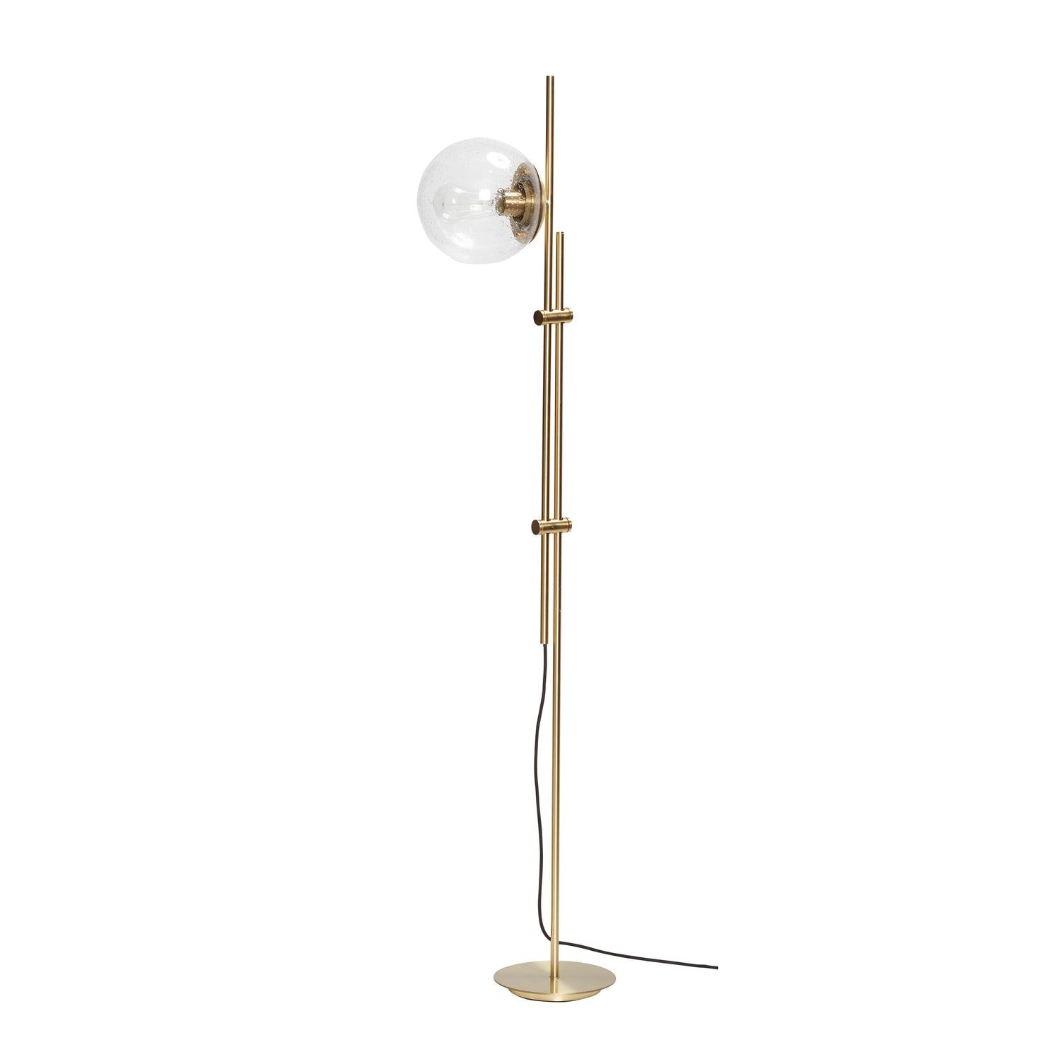 Bubble floor lamp brass color - Ø20XH147cm, E27