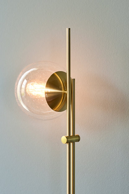 Bubble floor lamp brass color - Ø20XH147cm, E27