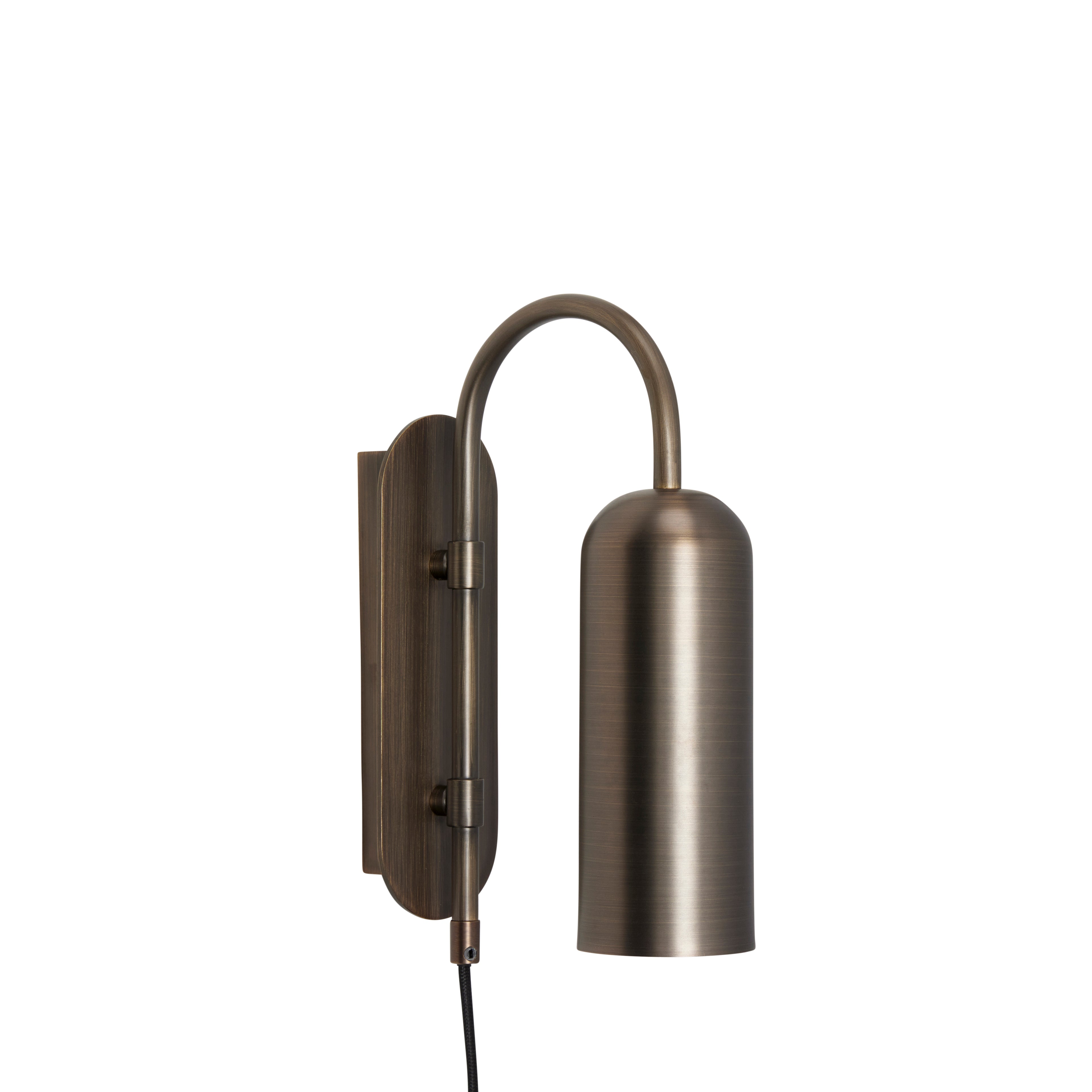 Zenith wall lamp browned brass - 19x7xH29cm, E14