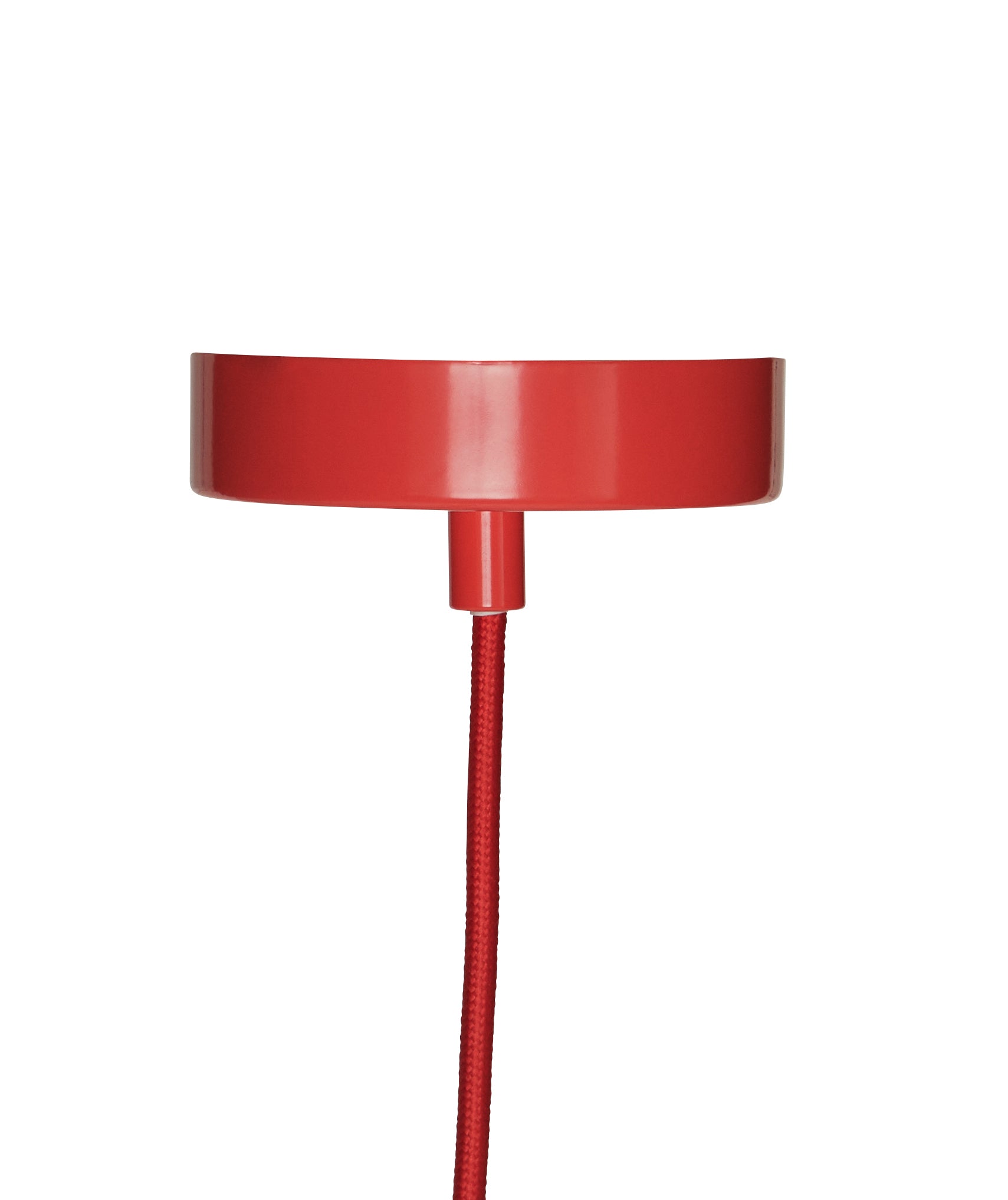 Hübsch Chand Ceiling Lamp Trapez Red/Nature