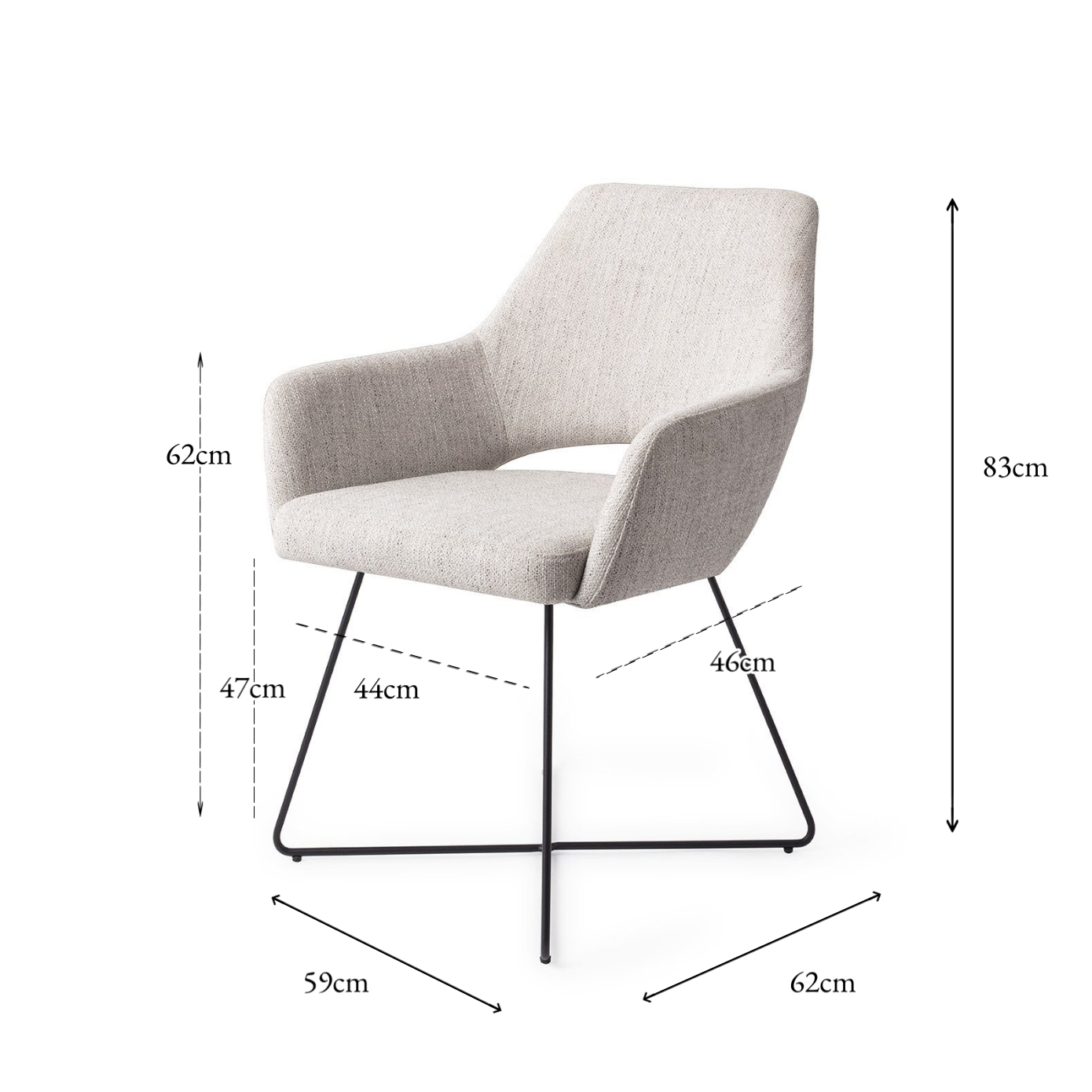 Yanai Dining Chair Pigeon