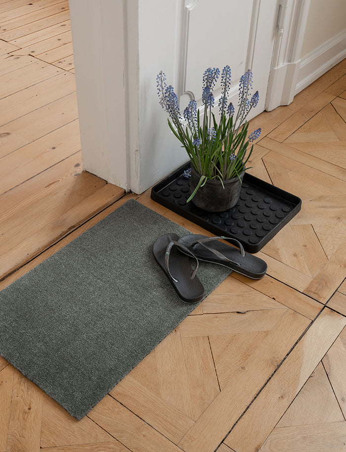 Floor mat 40 x 60 cm - Uni Color/Dusty Green