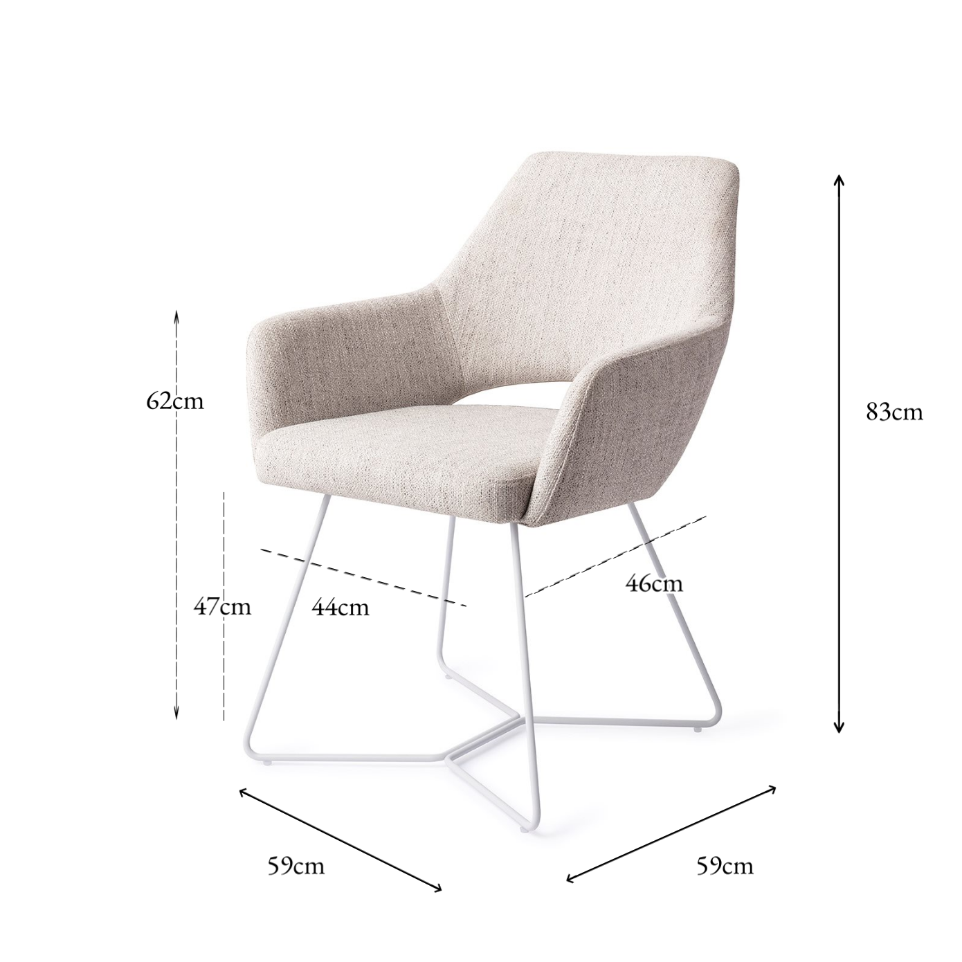 Yanai Dining Chair Pigeon