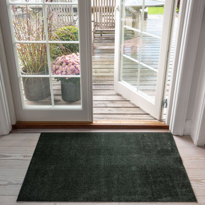 Floor mat 67 x 120 cm - Uni Color/Dark Green