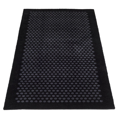 Floor mat 67 x 150 cm - dots/black gray