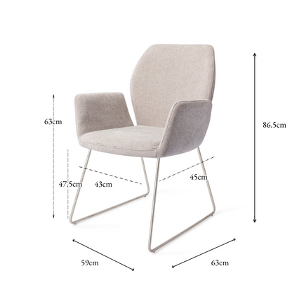 Misaki Dining Chair Pretty Plaster