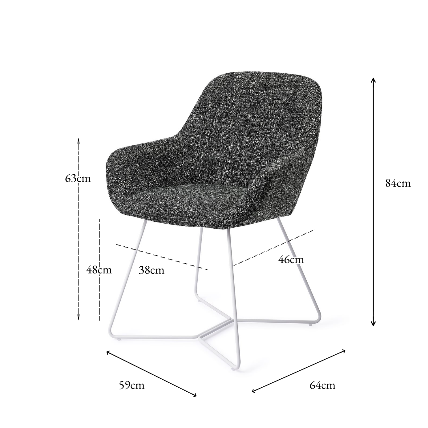 Kushi Dining Chair Skyfall