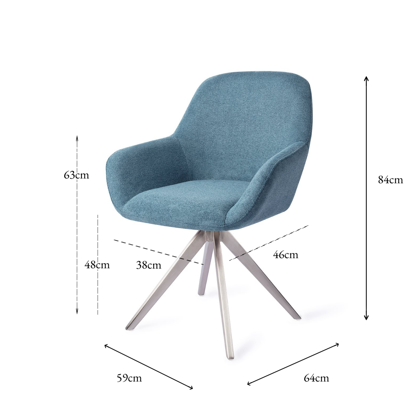 Kushi Dining Chair Ocean Eyes