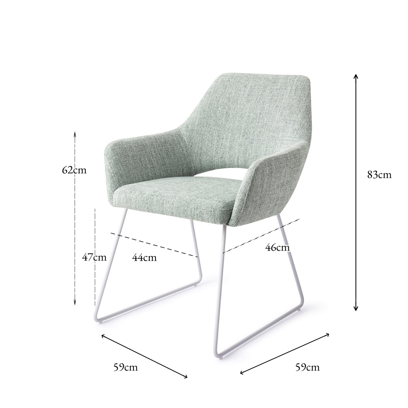 Yanai Dining Chair Soft Sage