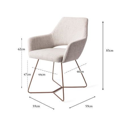 Yanai Dining Chair Pigeon