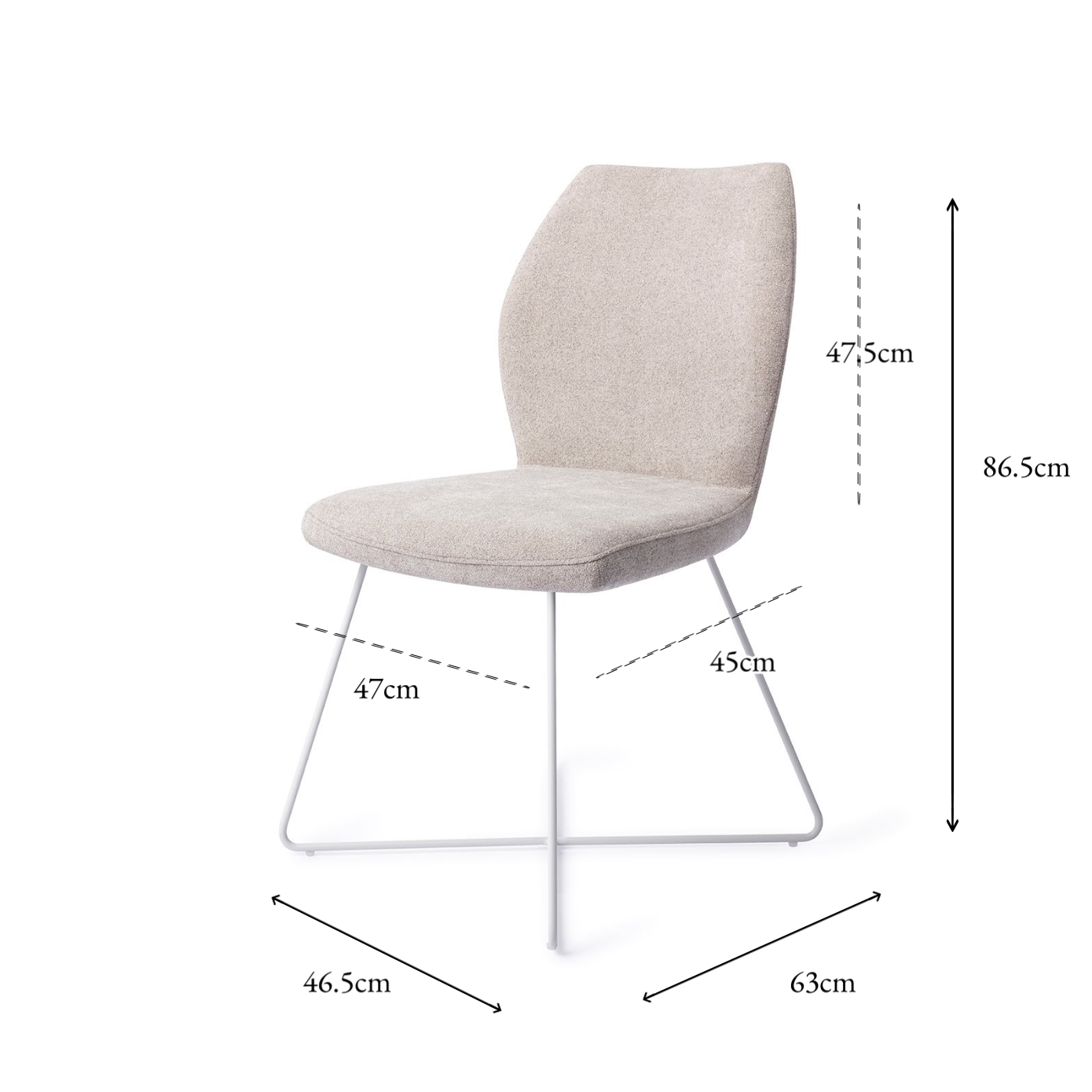 Ikata Dining Chair Pretty Plaster