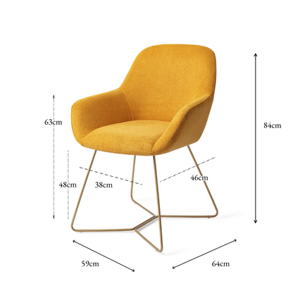 Kushi Dining Chair Sweet Corn