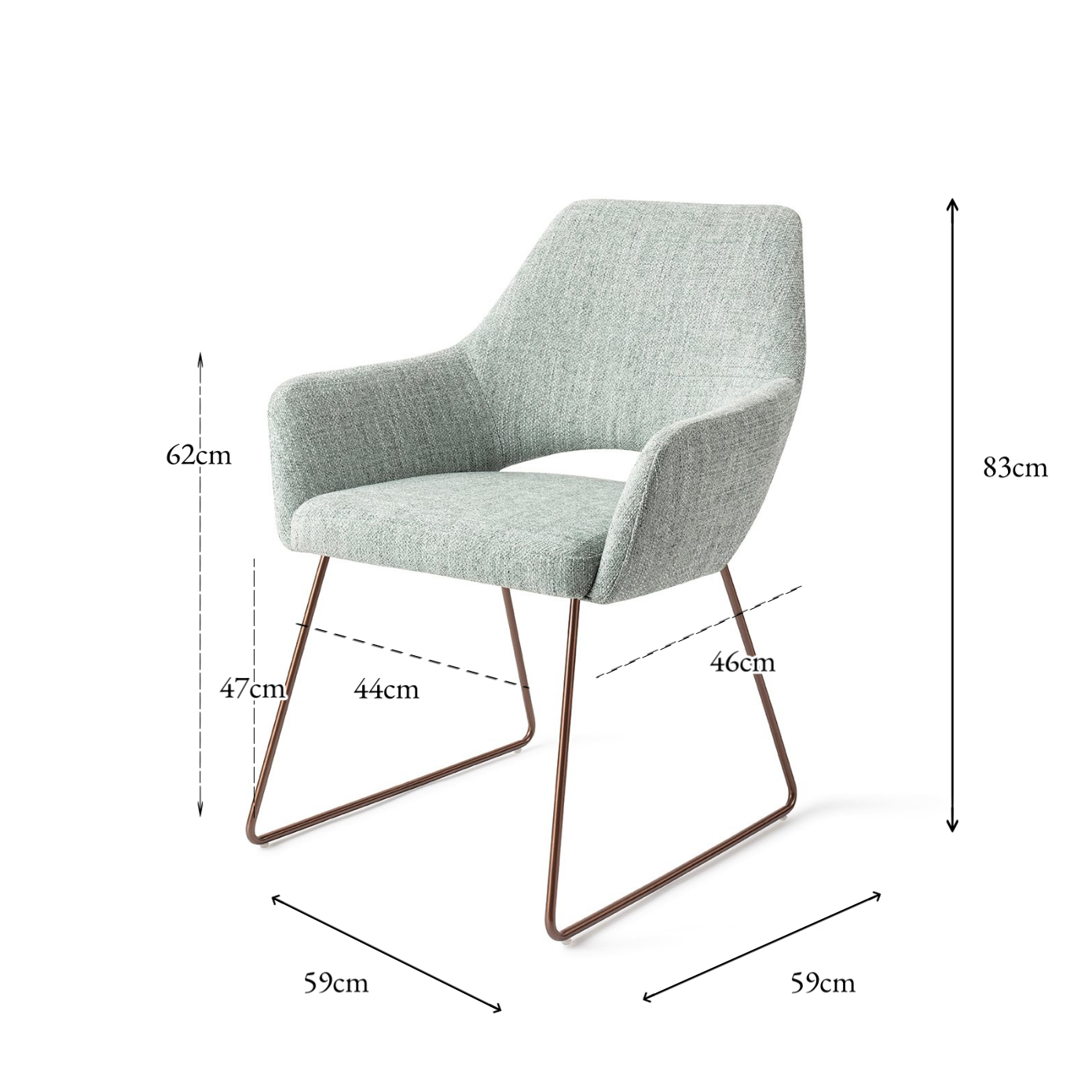 Yanai Dining Chair Soft Sage