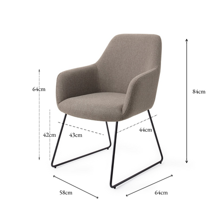 Hiroo Dining Chair Foggy Fusion